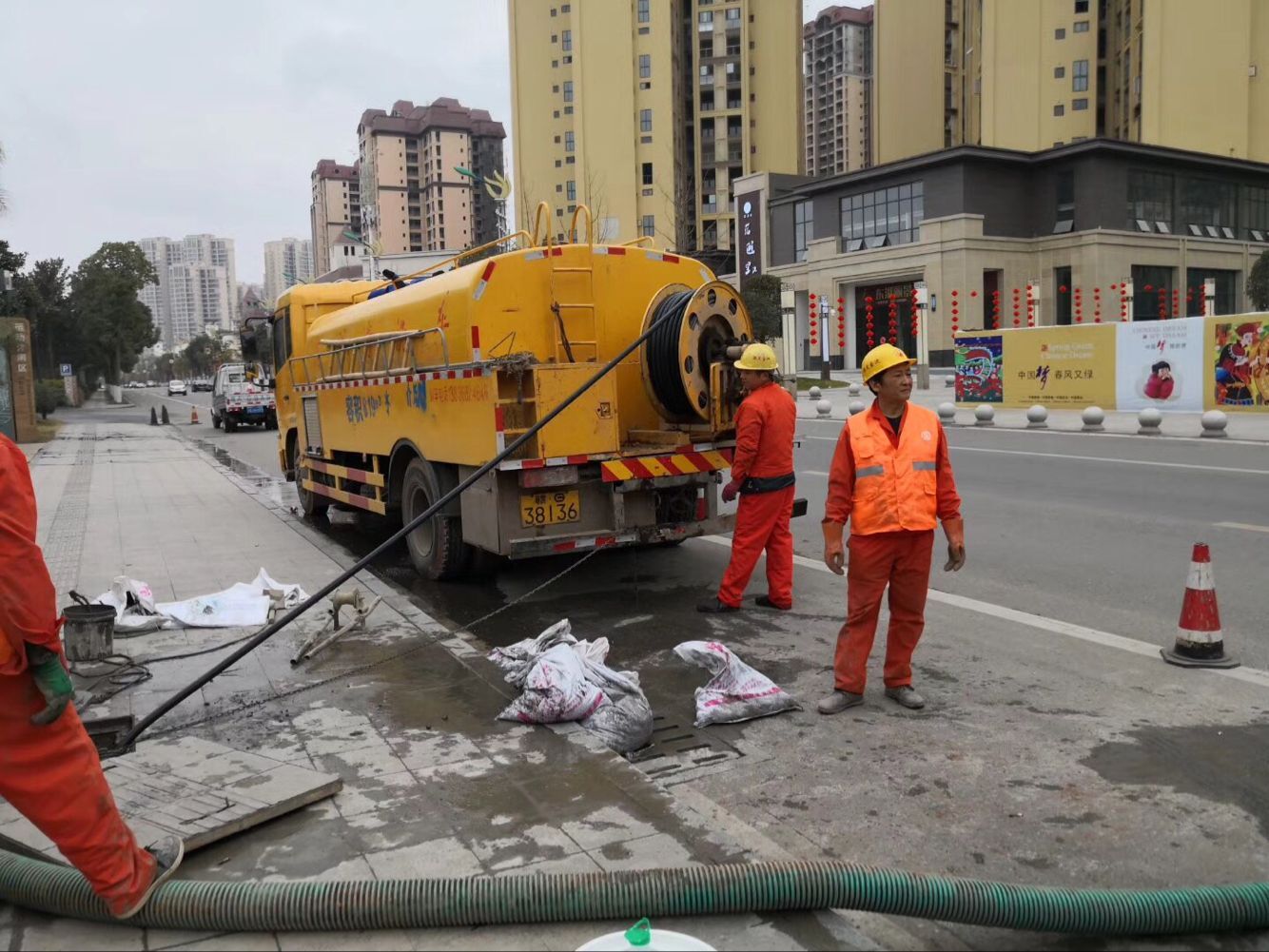临潼排污管道清淤-管道清洗